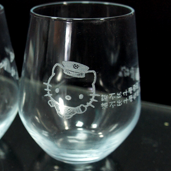 玻璃酒杯雕刻-004