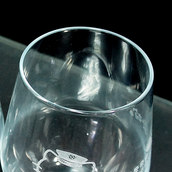 玻璃酒杯雕刻-008